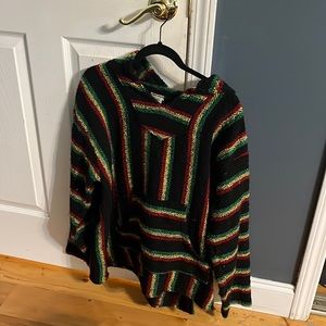 Black/Colorful Baja hoodie